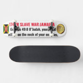 JAMAIKA-STUBE VON JUDAH (GEN 49:8) Skateboard (Horizontal)