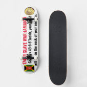 JAMAIKA-STUBE VON JUDAH (GEN 49:8) Skateboard (Vorderseite)