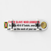 JAMAIKA-STUBE VON JUDAH (GEN 49:8) Skateboard (Horizontal)