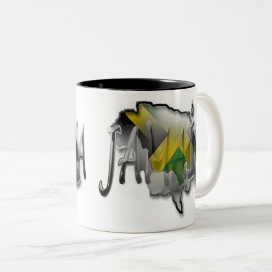 Jamaika-Tasse Zweifarbige Tasse (VorderseiteRechts)