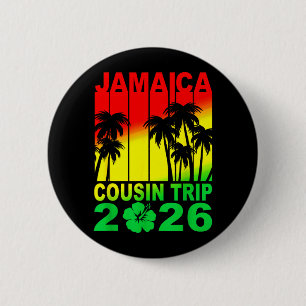 Jamaika-Trip 2026 Cousin-Trip Familienzusammenkunf Button