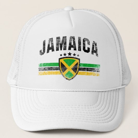 Jamaika Truckerkappe (Vorderseite)