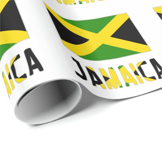 Jamaika und Jamaika Geschenkpapier (Rolleneckpunkt)