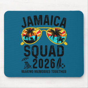 Jamaika-Urlaubstrupp 2026 passende Familientrip Mousepad