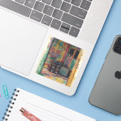 Jamaika Veranda Leben  Aufkleber (Laptop mit iPhone)