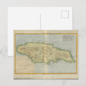 Jamaika Vintage-Karte Postkarte (Vorne/Hinten)
