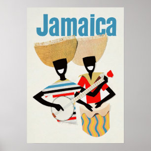 Jamaika Vintage-Reiseposter Poster