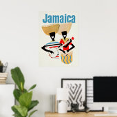 Jamaika Vintage-Reiseposter Poster (Heimbüro)