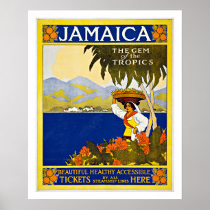Jamaika - Vintage Travel Posters Poster