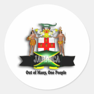Jamaika-Wappen Aufkleber