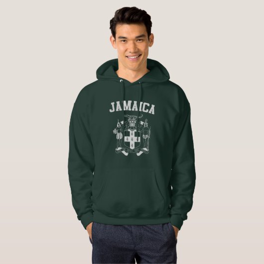 Jamaika-Wappen Hoodie (Vorne ganz)