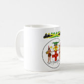 Jamaika-Wappen Kaffeetasse (Vorderseite Links)