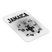 Jamaika-Wappen Magnet (Rechte Seite)