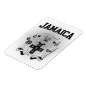 Jamaika-Wappen Magnet (Linke Seite)