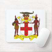 Jamaika-Wappen Mousepad (Mit Mouse)