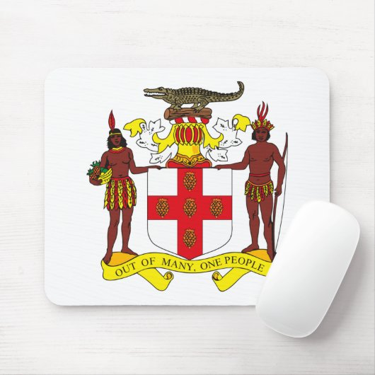 Jamaika-Wappen Mousepad (Mit Mouse)