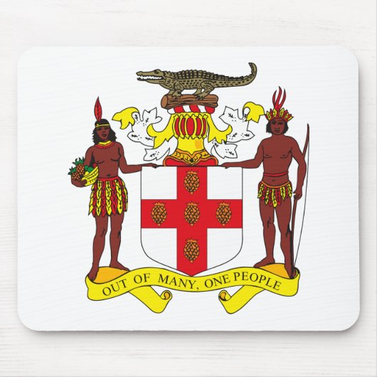Jamaika-Wappen Mousepad (Vorne)