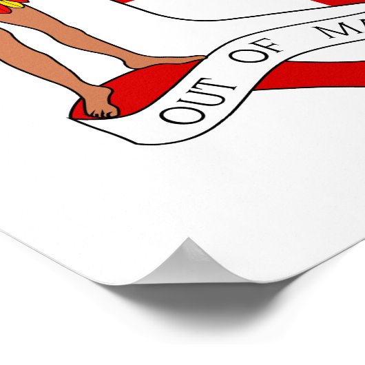 Jamaika-Wappen Poster (Ecke)