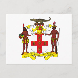 Jamaika-Wappen Postkarte