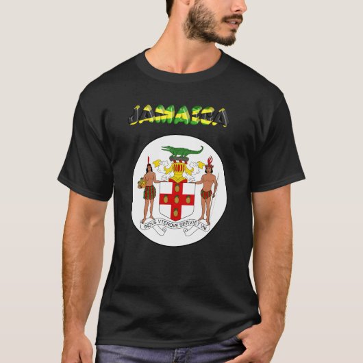 Jamaika-Wappen T-Shirt (Vorderseite)