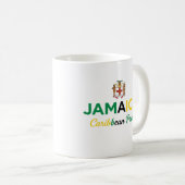 Jamaika-Wappen | Täglicher Stolz Kaffeetasse (VorderseiteRechts)