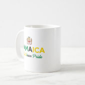 Jamaika-Wappen | Täglicher Stolz Kaffeetasse (Vorderseite Links)