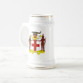 Jamaika-Wappen Tasse (Vorderseite Links)