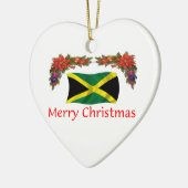Jamaika-Weihnachten Keramikornament (Links)