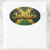 Jamaika ya mon ovaler aufkleber (Tasche)