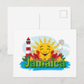 Jamaika ya mon  postkarte (Vorne/Hinten)