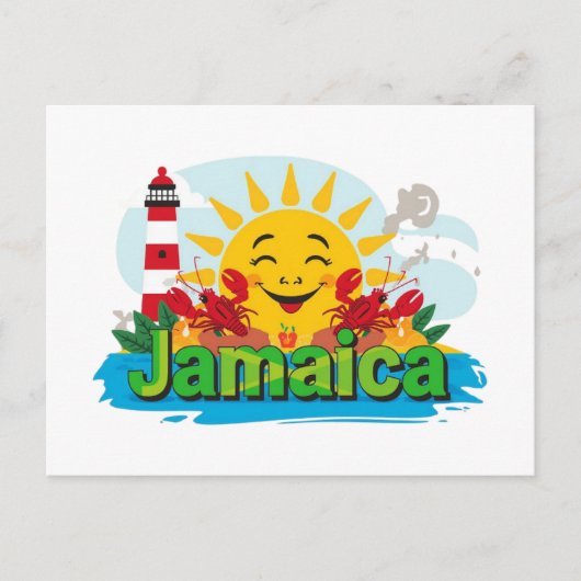Jamaika ya mon  postkarte (Vorderseite)
