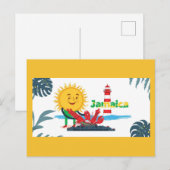 Jamaika ya mon  postkarte (Vorne/Hinten)