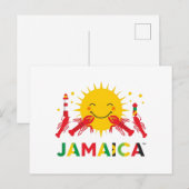 Jamaika ya mon  postkarte (Vorne/Hinten)
