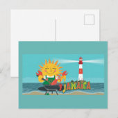 Jamaika ya mon  postkarte (Vorne/Hinten)