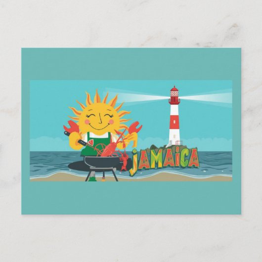 Jamaika ya mon  postkarte (Vorderseite)