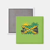 Jamaika Yamon Magnet (Vorderseite/Rückseite)