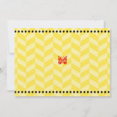 JAMAIKA Zielort Einladung Metallisches Gold (Rückseite)