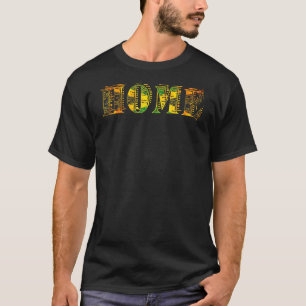 Jamaika Zuhause Rastafari Reggae Vintage Jamaika F T-Shirt