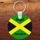 JamaikaFlag, Negril, Jamaika Schlüsselanhänger (Vorderseite)
