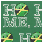 Jamaikaner lachend Flag House Warmer Stoff (Nahaufnahme)