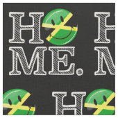 Jamaikaner lachend Flag House Warmer Stoff (Nahaufnahme)