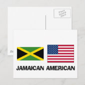 Jamaikaner Postkarte (Vorne/Hinten)