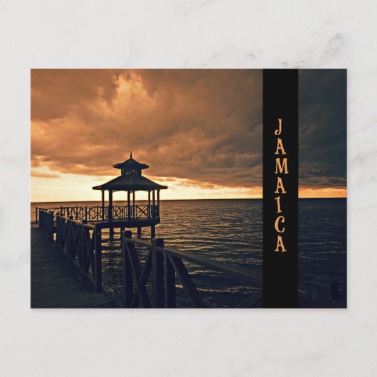 Jamaikaner Sunset Postkarte (Vorderseite)