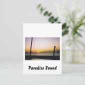 Jamaikaner Sunset Postkarte (Stehend Vorderseite)