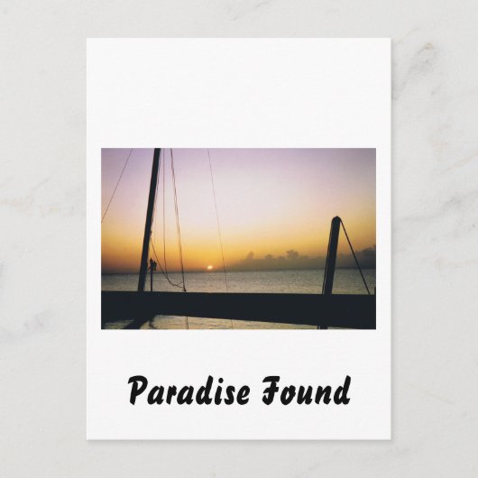 Jamaikaner Sunset Postkarte (Vorderseite)