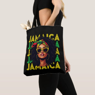 Jamaikanerin Jamaika Flagge Proud Jamaikanische Fr Tasche