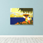 Jamaikanerin Leinwanddruck (Insitu (Holzboden))