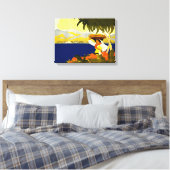 Jamaikanerin Leinwanddruck (Insitu (Schlafzimmer))