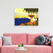 Jamaikanerin Leinwanddruck (Insitu (Wohnzimmer))