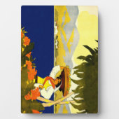 Jamaikanerin mit Obst Fotoplatte (Vorderseite)